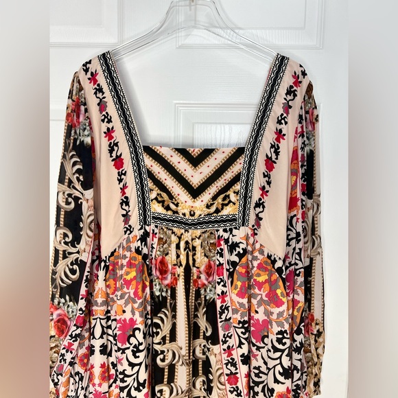 Nikasha Multicolor Floral Mini Dress Sz Large - Picture 7 of 12